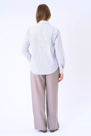 Camisa Thalia Rayas - Blanco