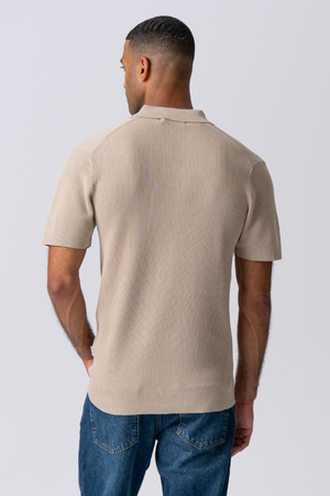 Polo de punto de George - beige