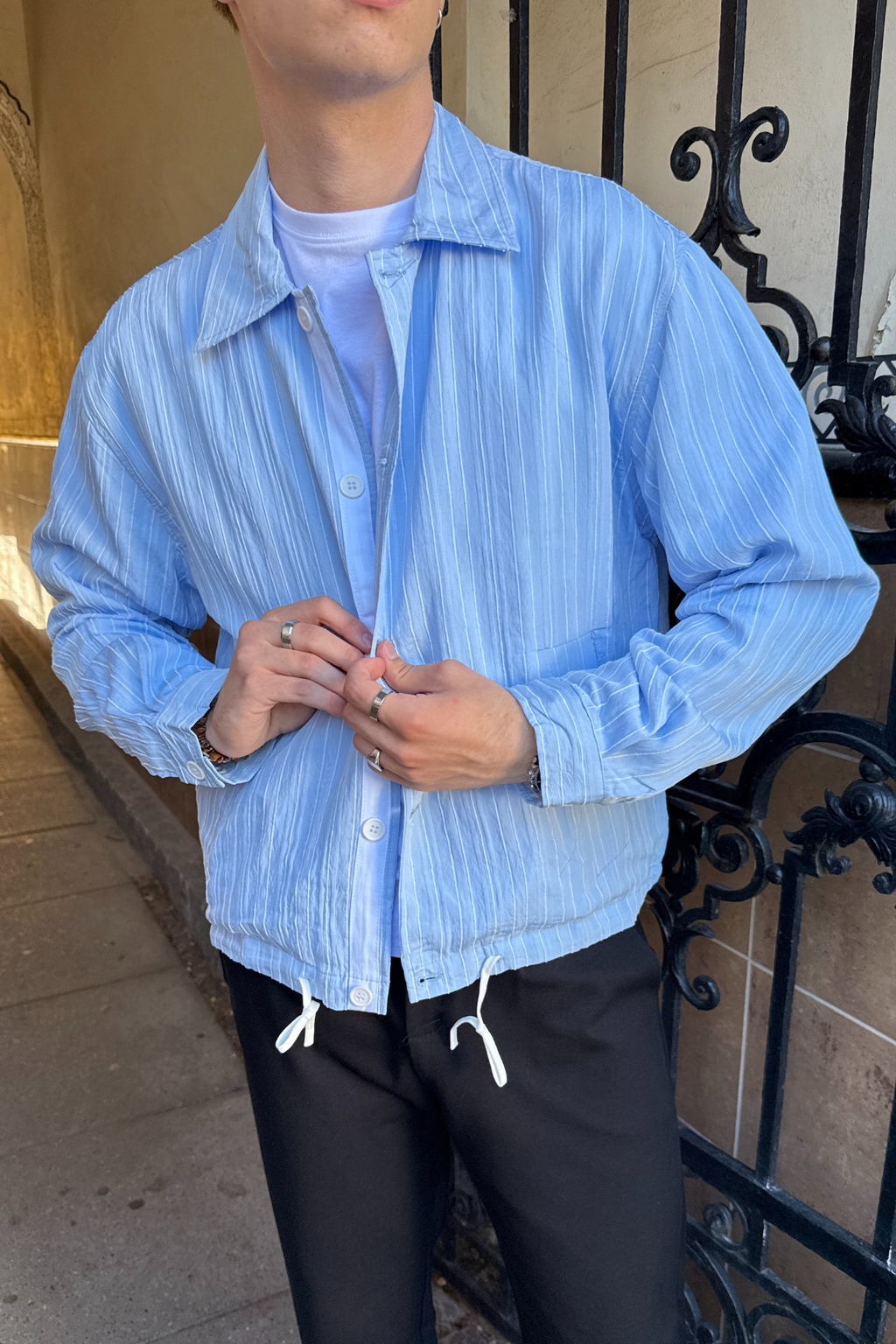 Ezra Jacket - Light Blue