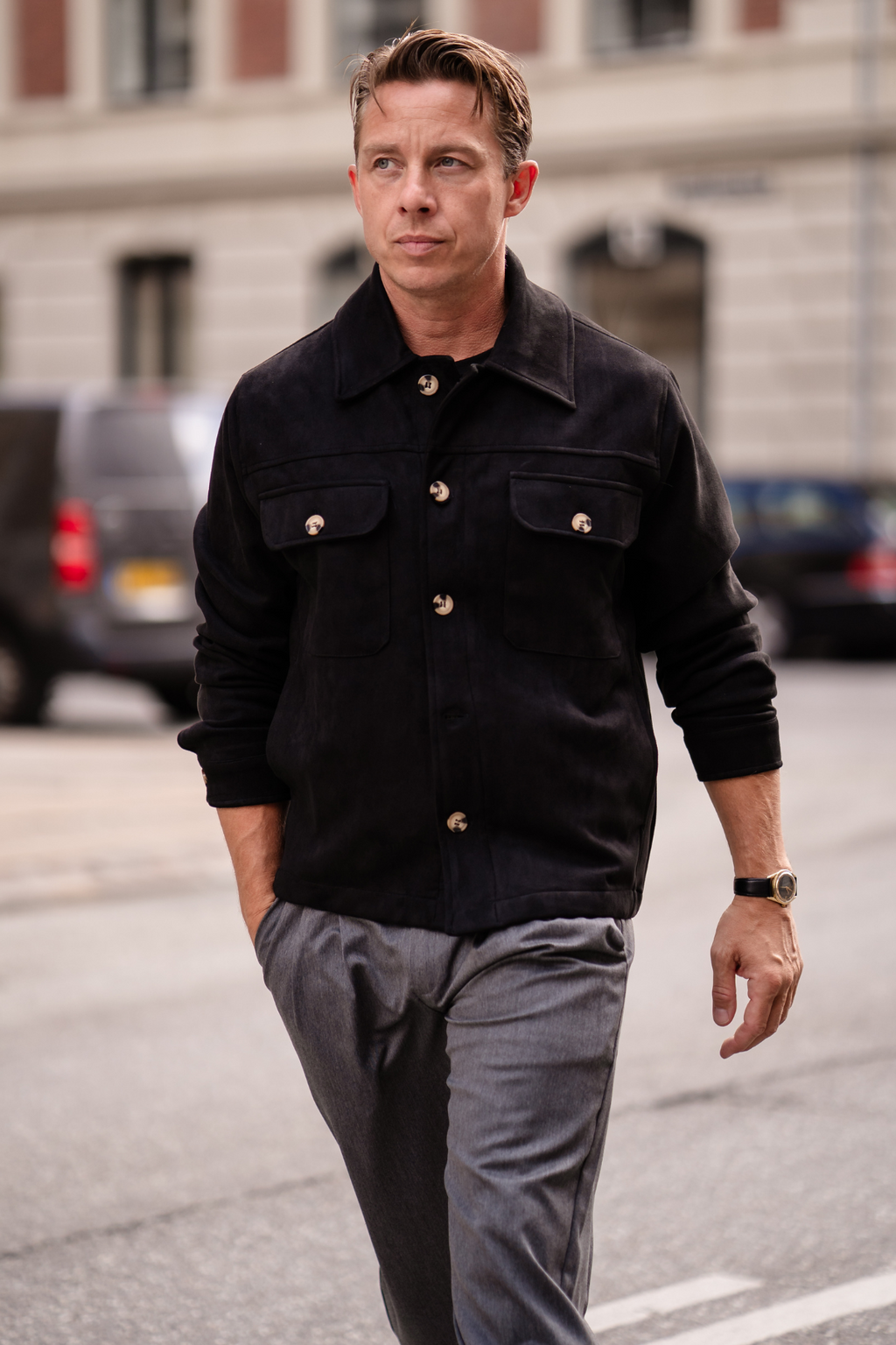 Callum Jacket - Negro