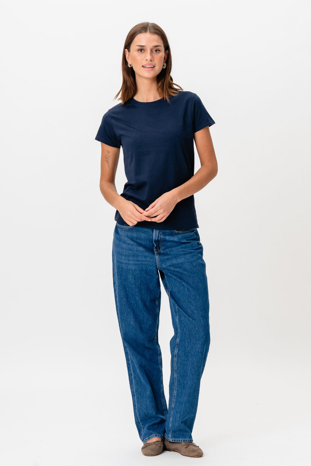 Camiseta básica - Marina