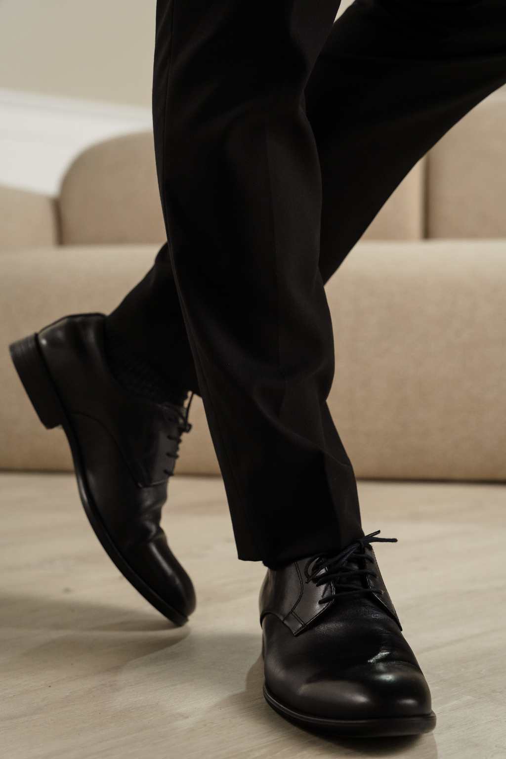 Premium Traje Pants - Negro