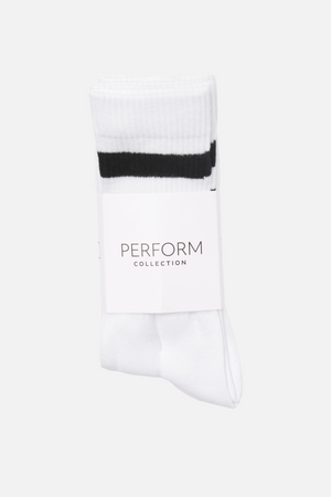 Heritage Tennis Socks 5 PC. - Blanco/negro - Mujeres
