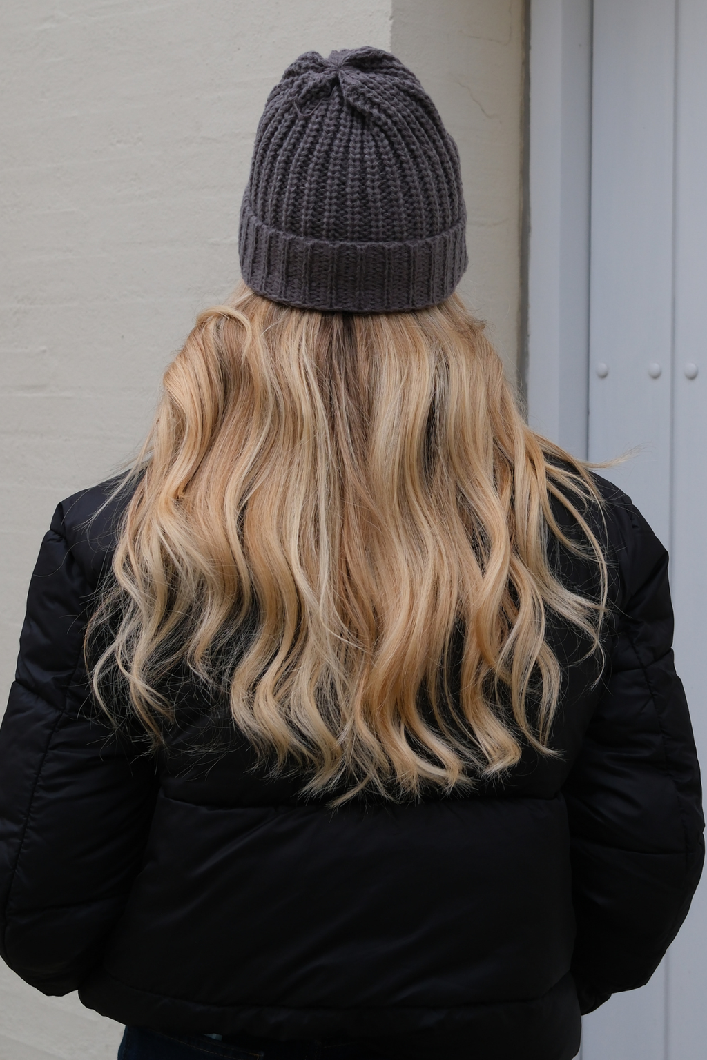 Ribbed Beanie - Dark Gray