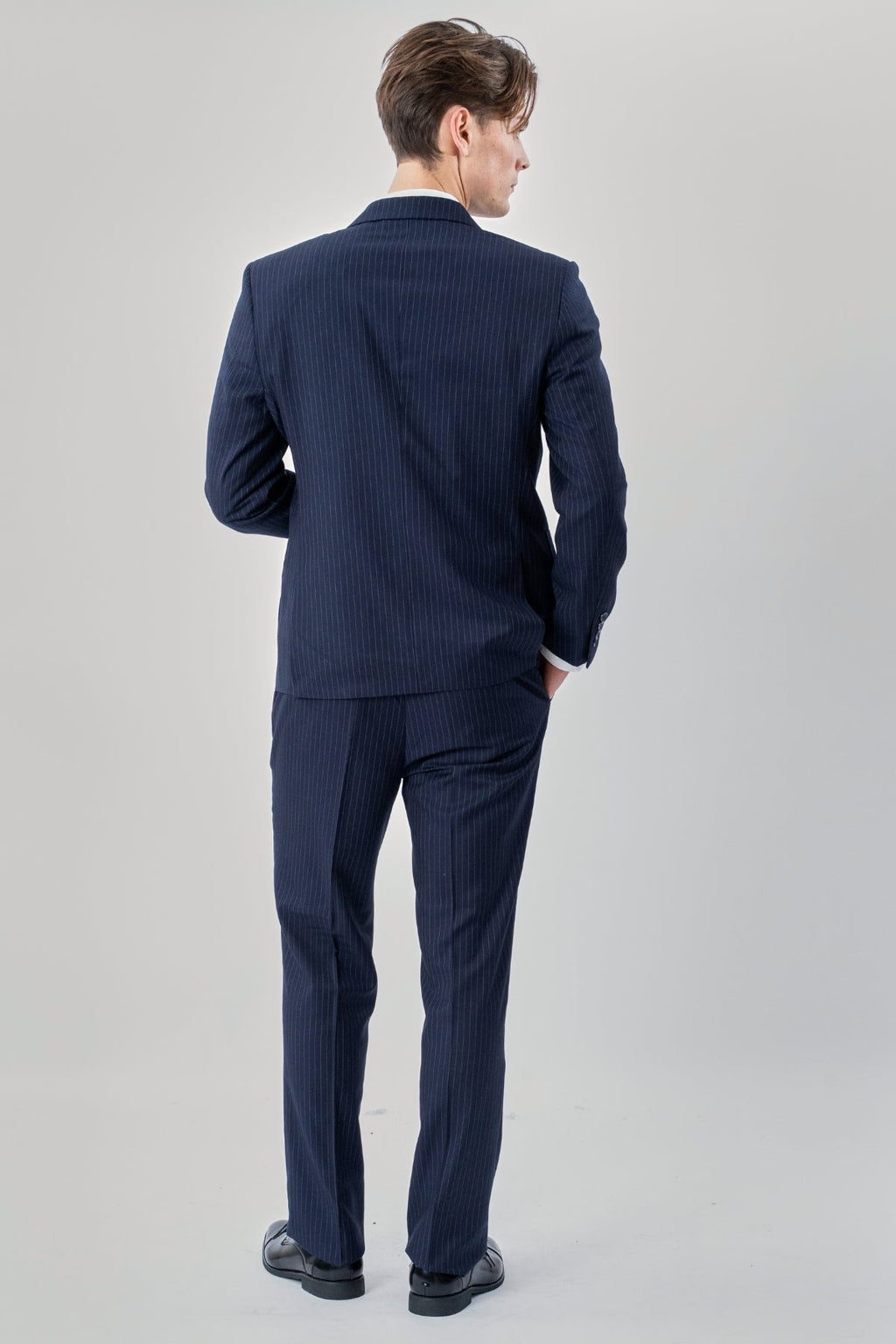 Classic Blazer - Navy Pinstripe