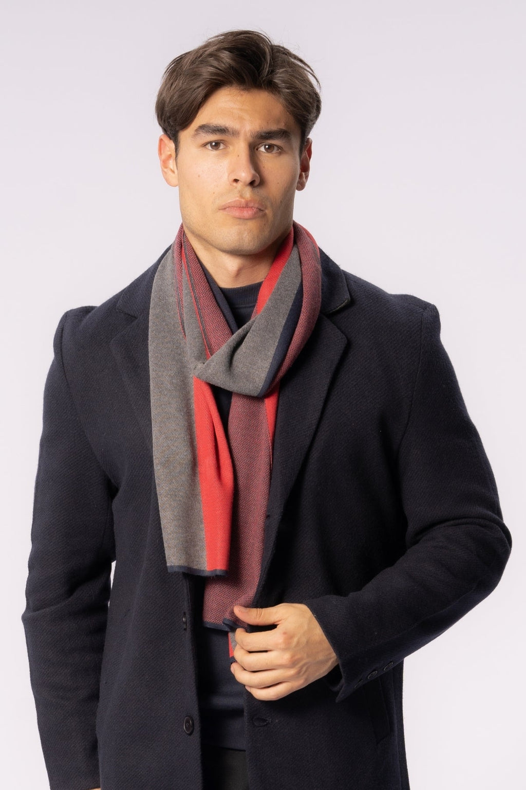 Bufanda - rojo / blanco / azul - hombres