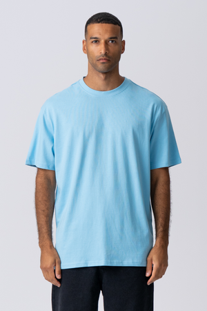 Heavy Oversized T-shirt - Baltic Blue