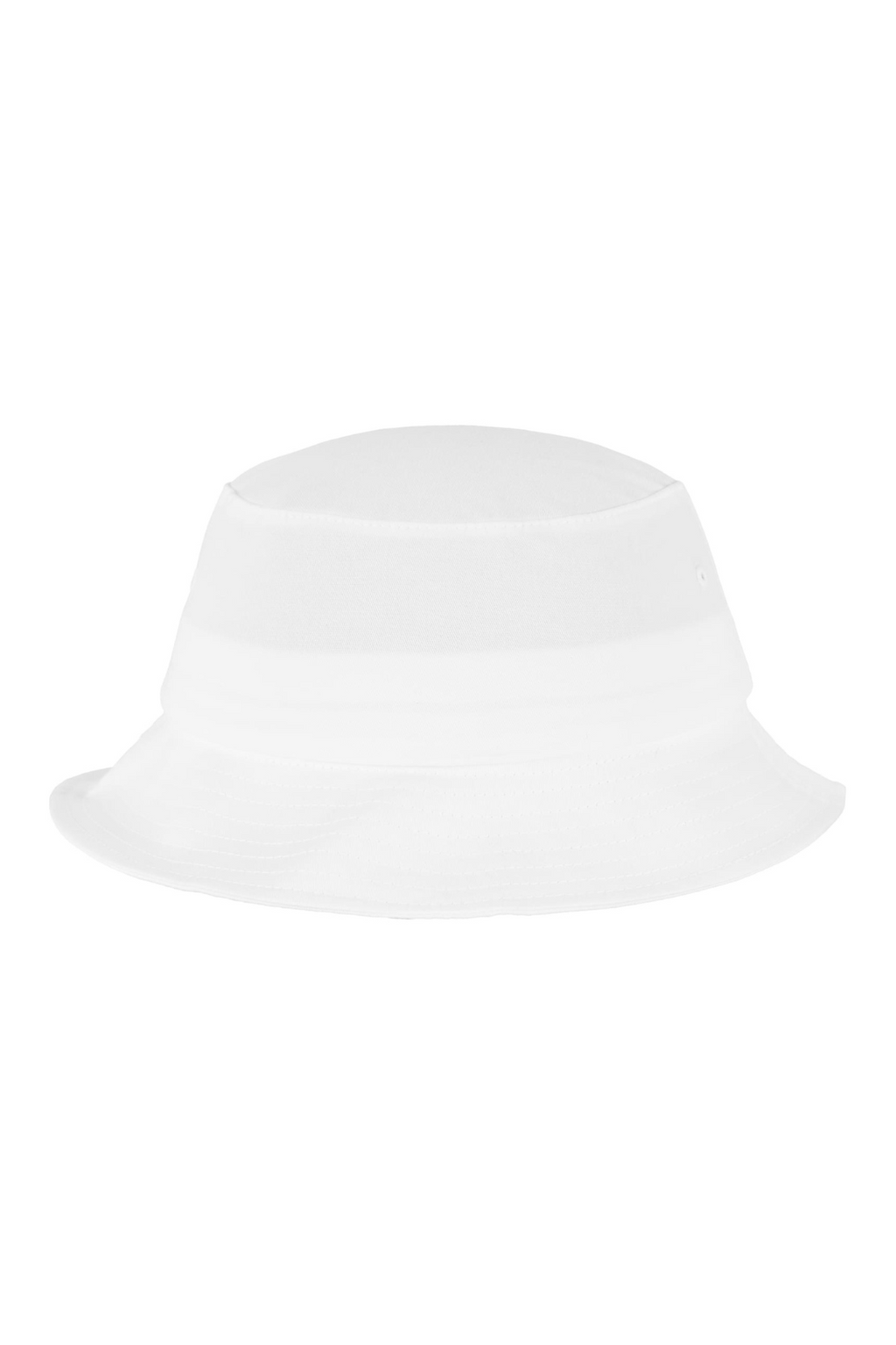 Sombrero de cubo de sarga de algodón - Blanco