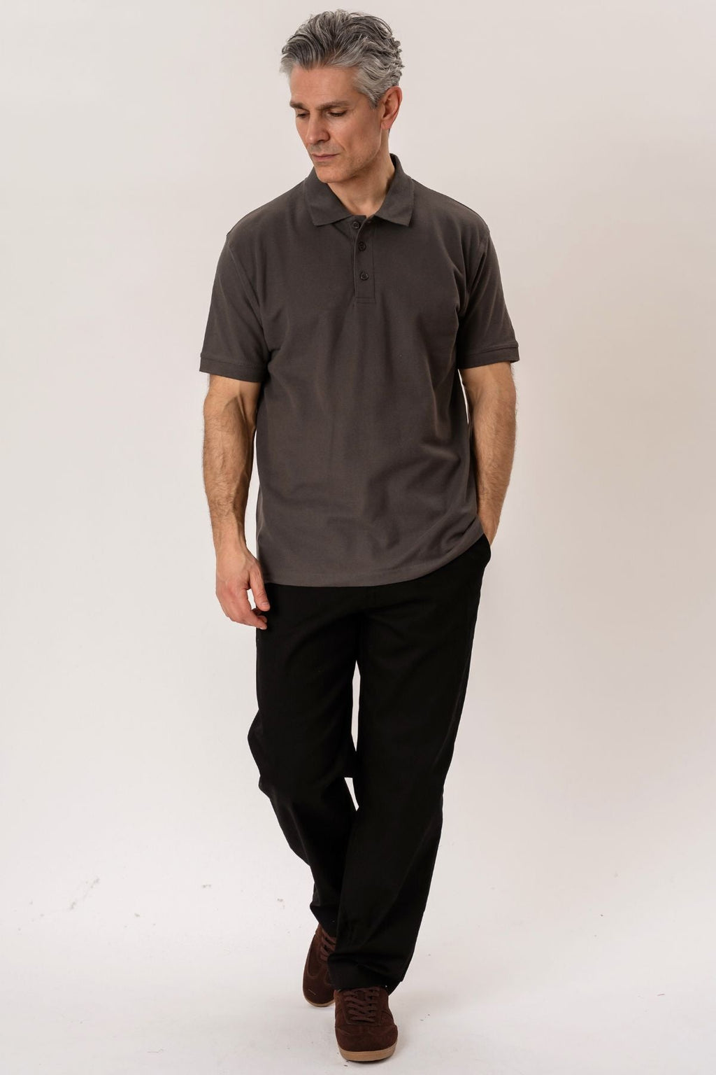 Basic Polo - Dark Gray