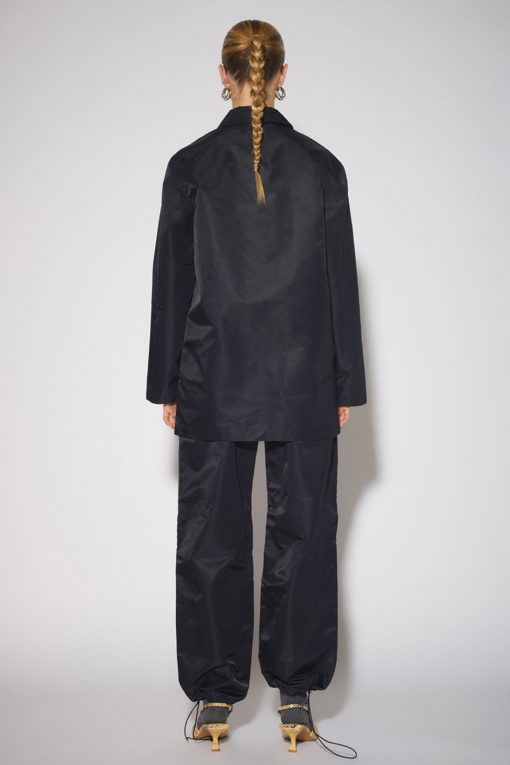 Camisa de gran tamaño de NECO - Negro