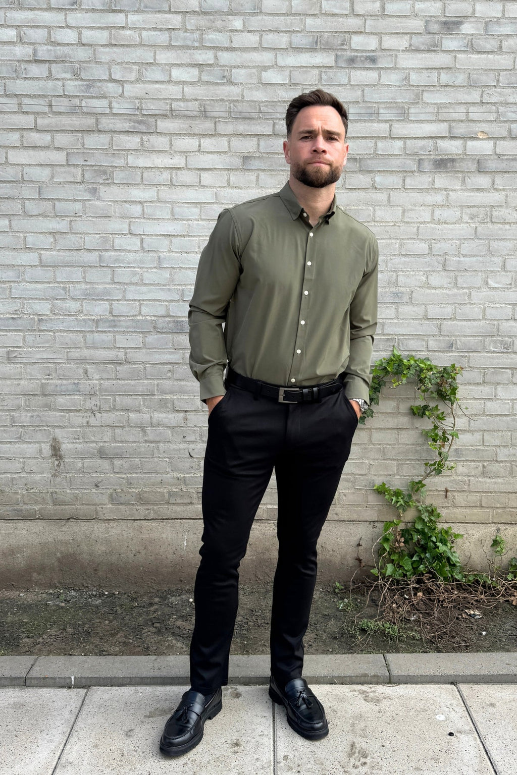 The Original Premium Performance Camisa - Oliva