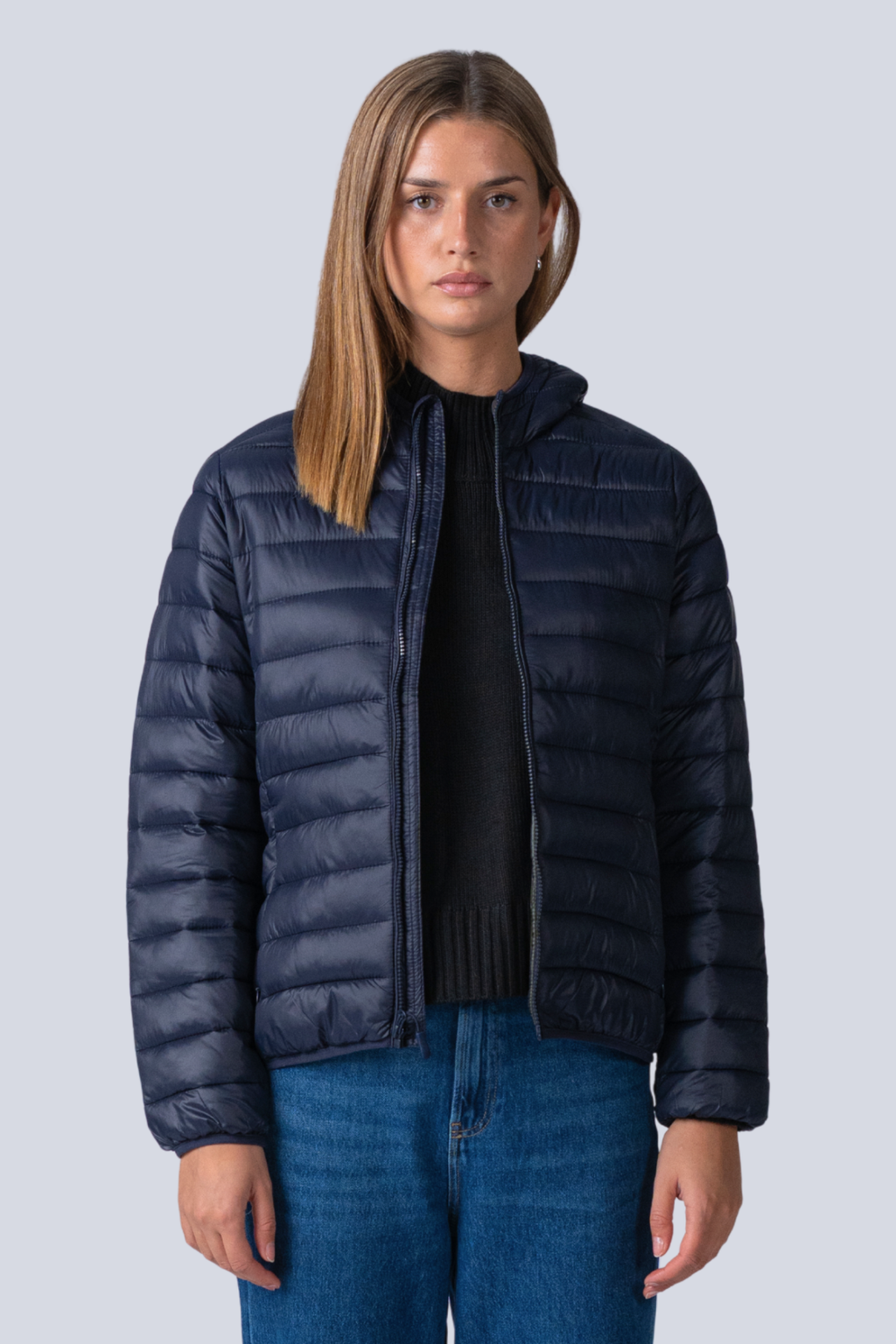 Light Puffer Jacket - Navy