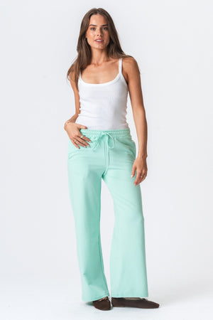 Sweatpants Wide - Dusty Green