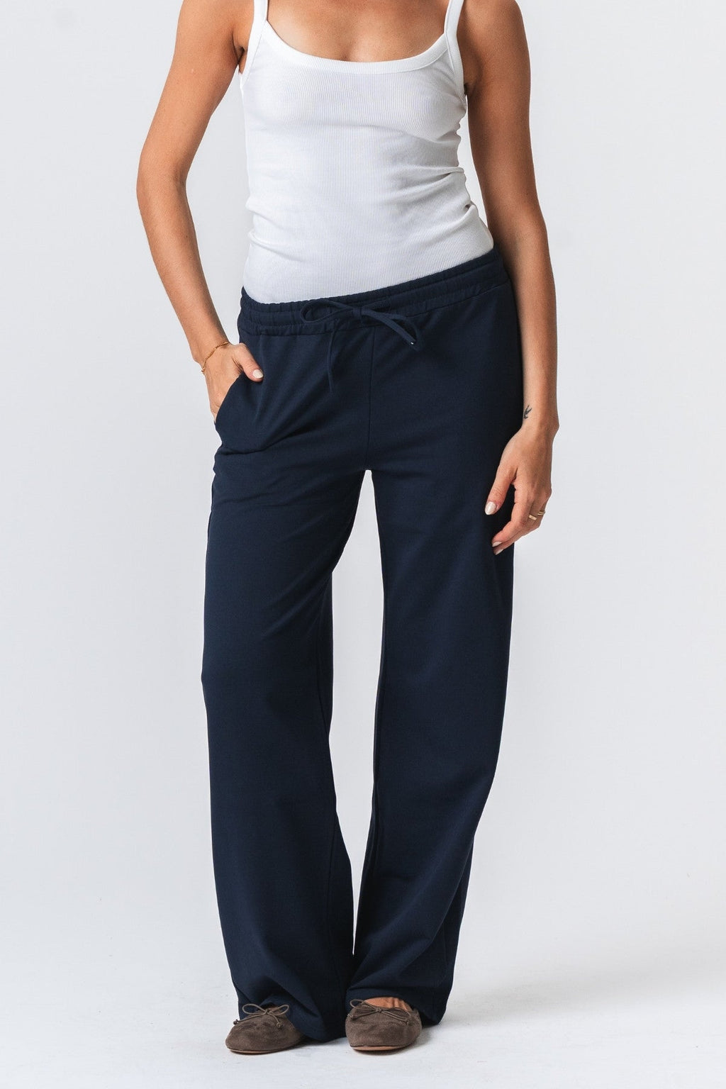Sweatpants Wide - Navy