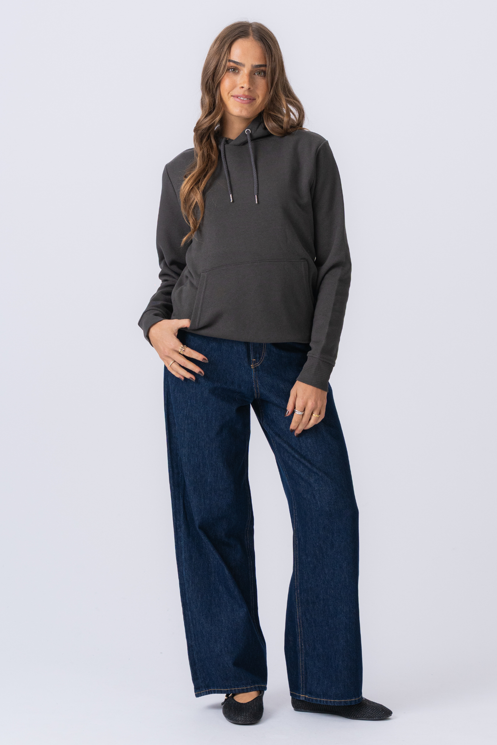 Sweatshirt Hoodie - Dark Grey