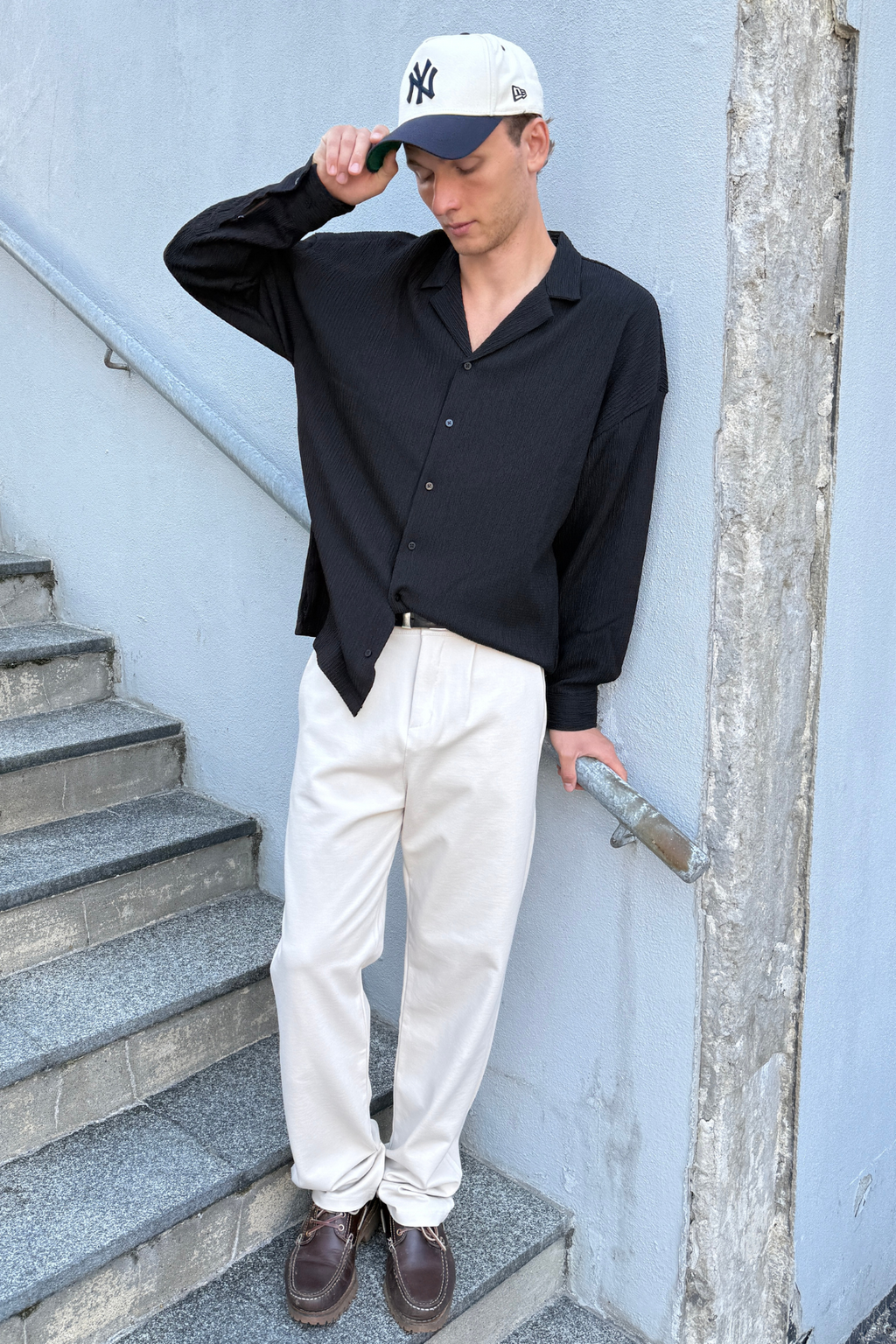 Camisa de Aidan - Negro