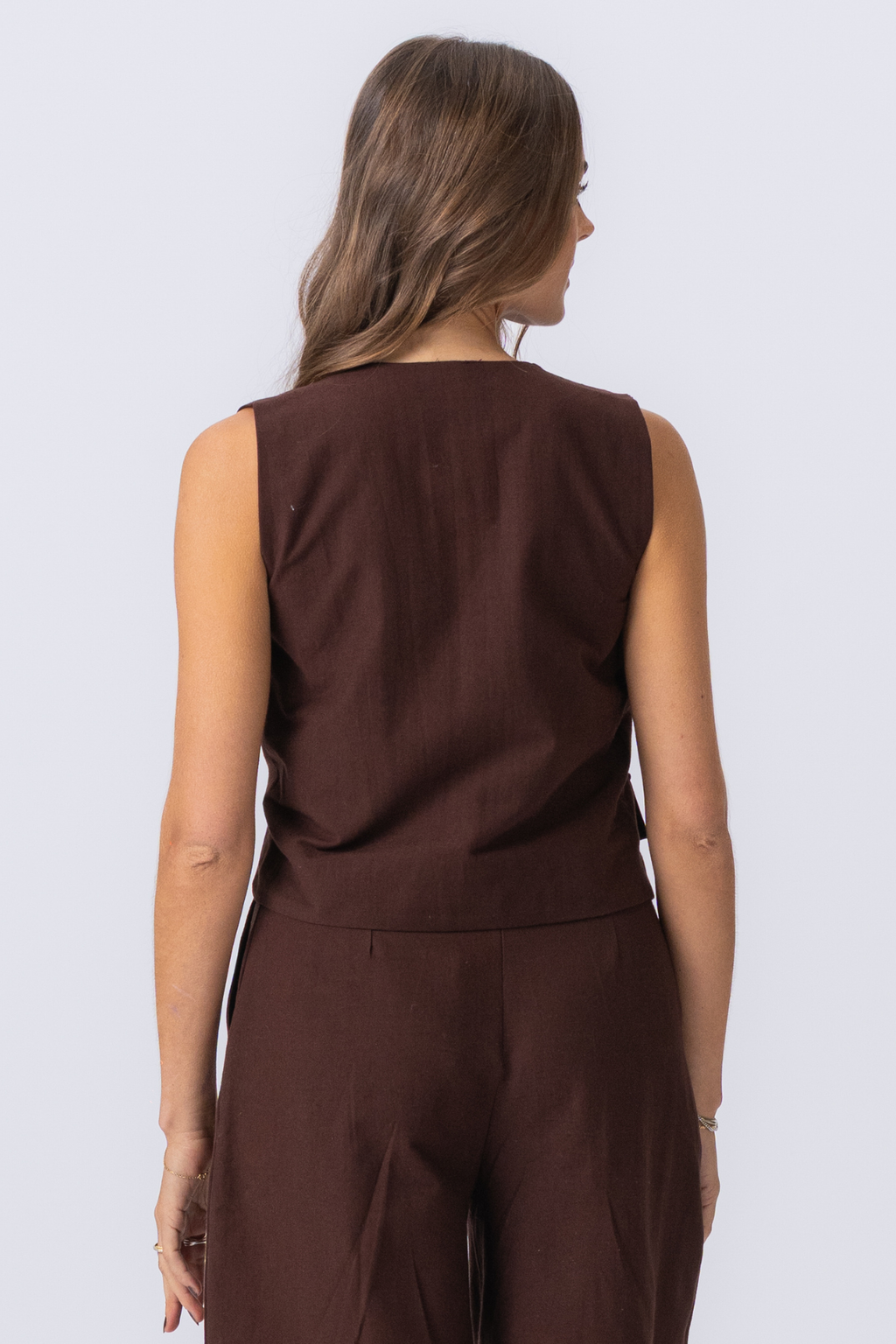 Chaleco de Melissa - Brown