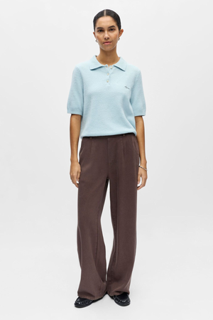 Polo de punto Debbie - Winter Sky Melange