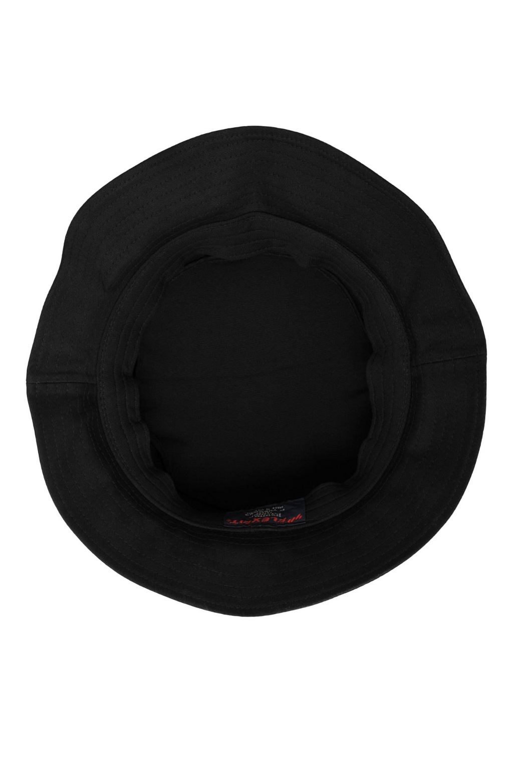 Sombrero de cubo de sarga de algodón - Negro
