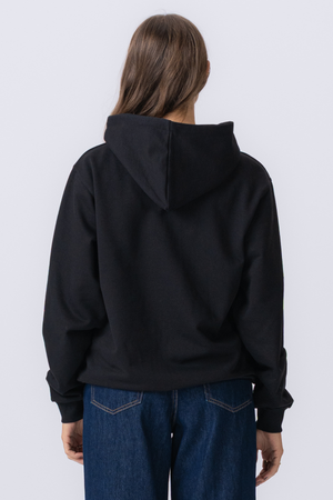 Basic zip hoodie - Black