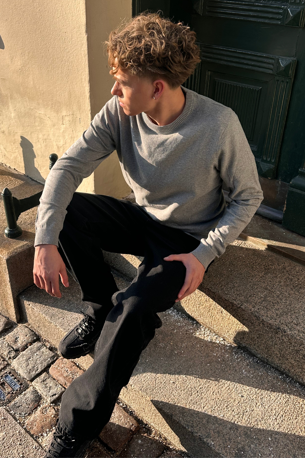 Pullover Roundneck - Gray Melange