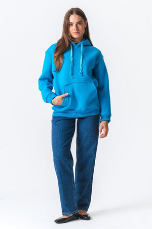 Stella Oversized Hoodie - Blue