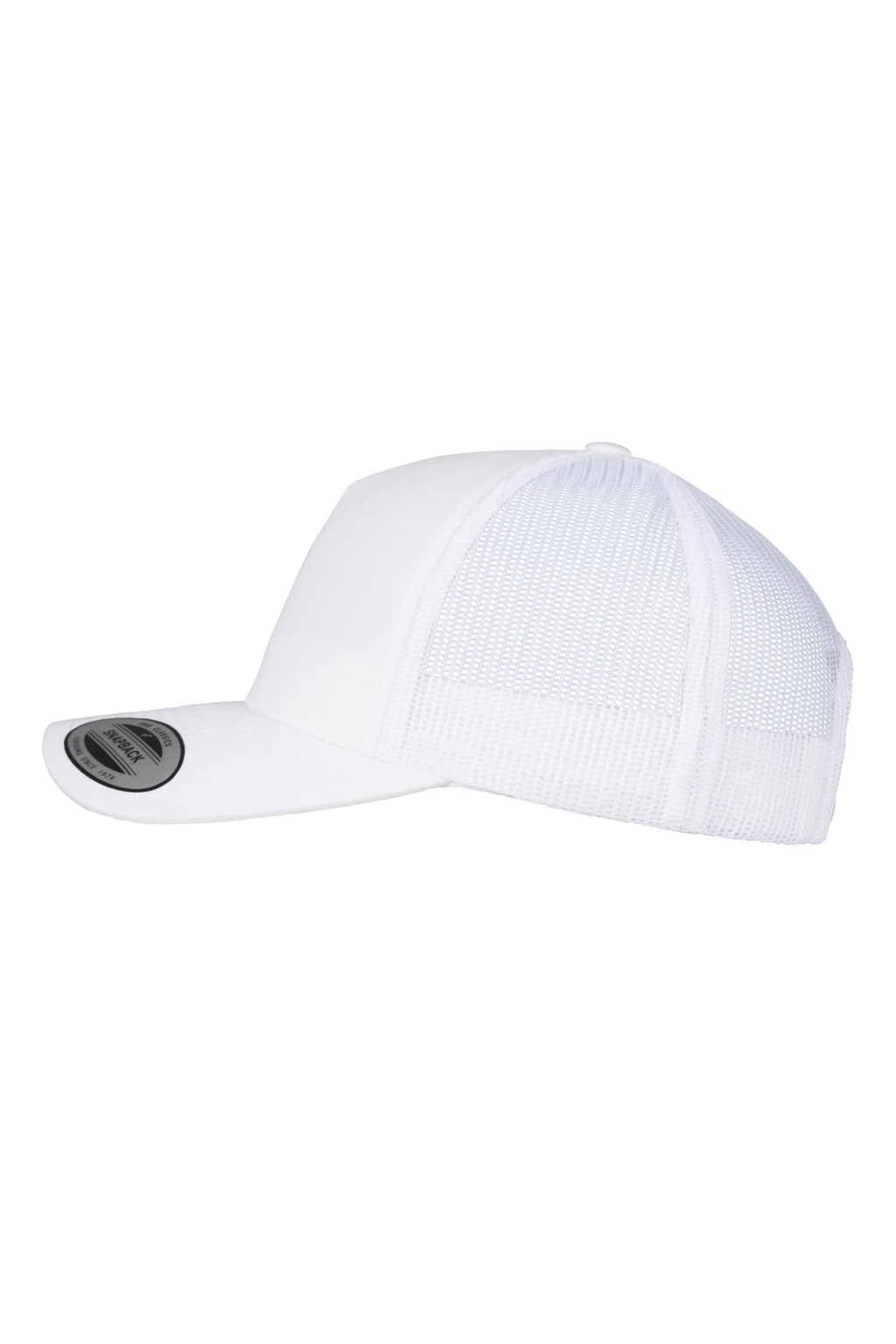 Retro Trucker Cap - White
