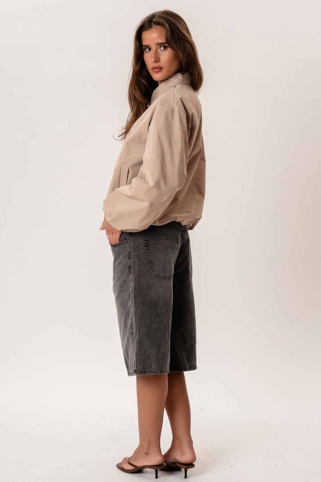 Ines Short Jacket - Beige