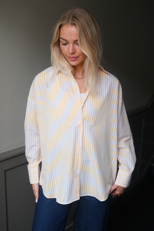 Layla Striped Shirt - Yellow