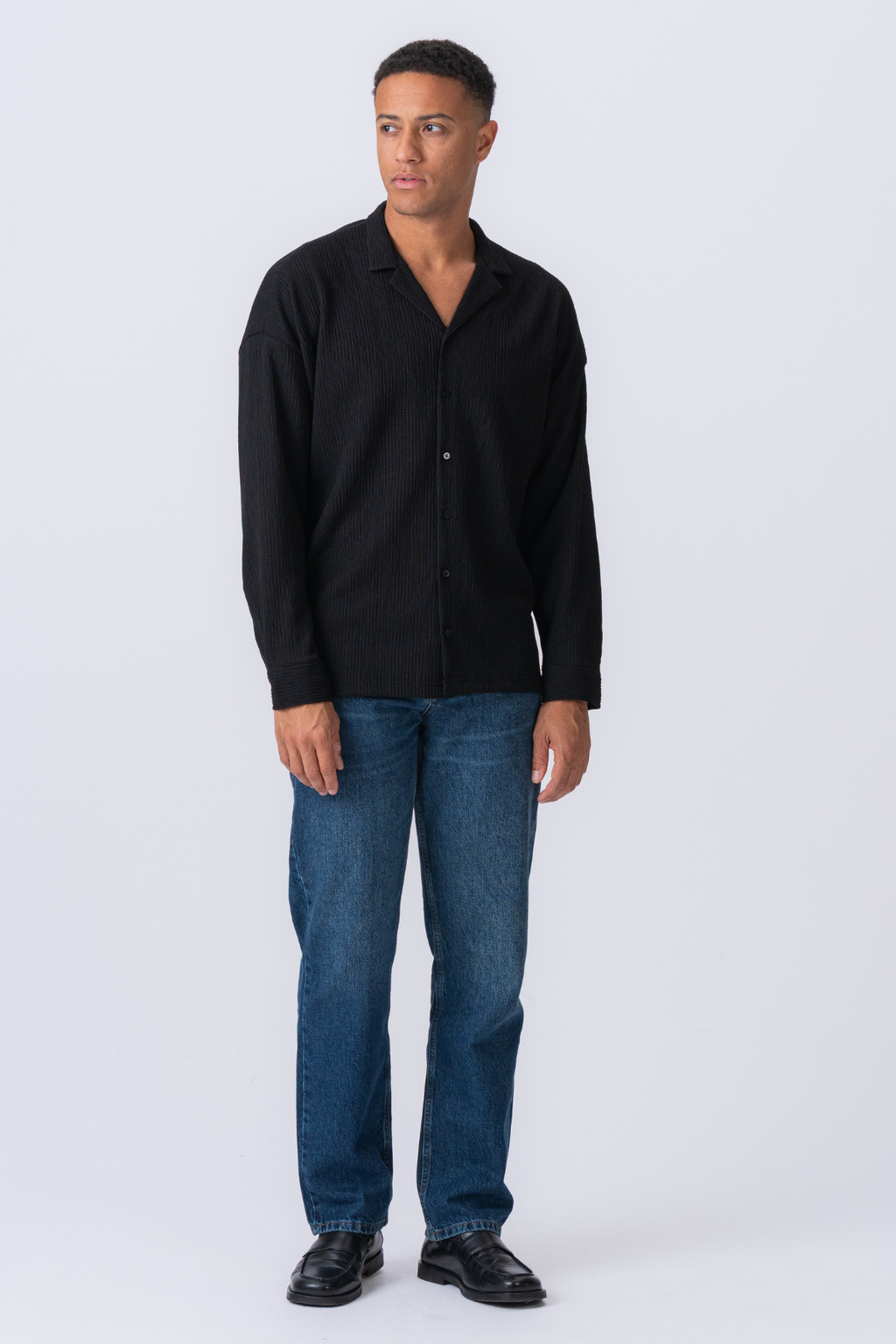 Camisa de Aidan - Negro