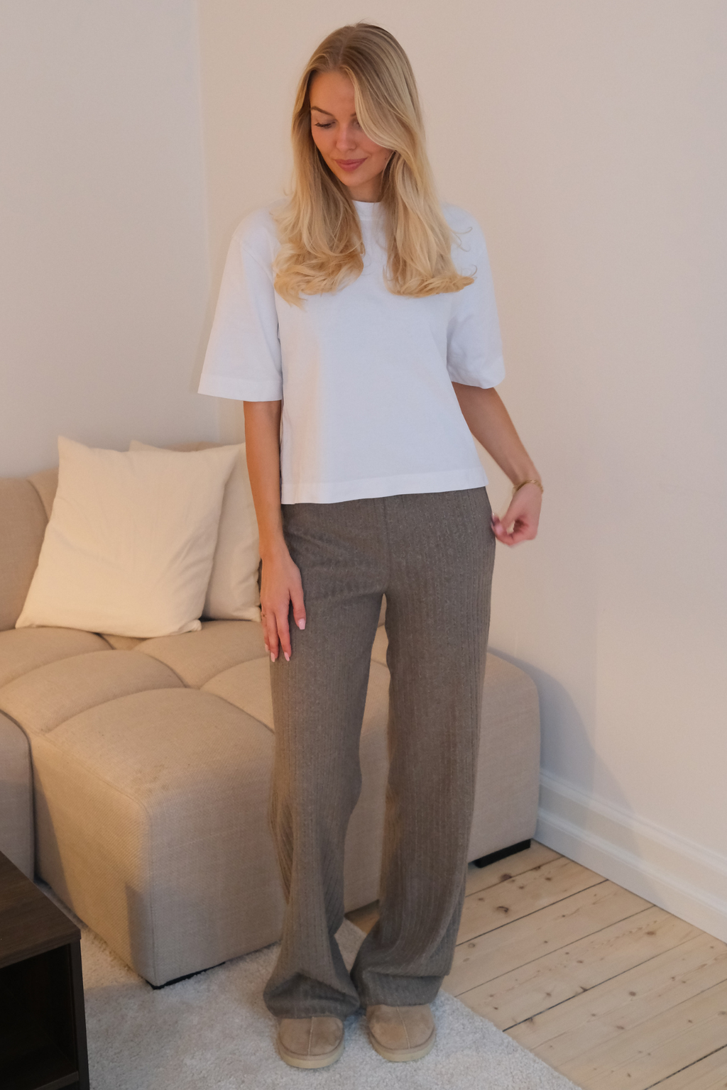 Ivy Knit Pants - Khaki