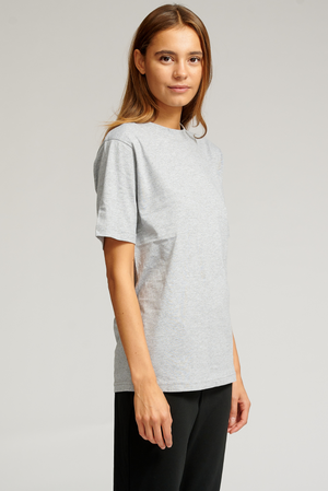Camiseta de gran tamaño - Melange gris