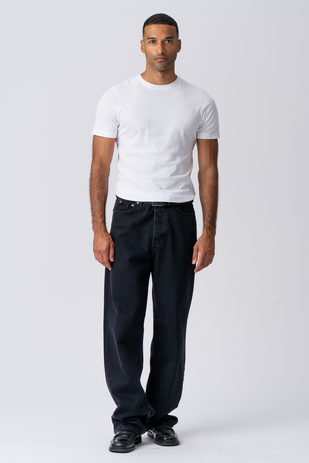 Camiseta muscular - blanco