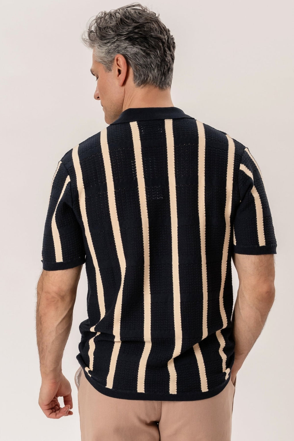 Otis Knit Polo - Navy