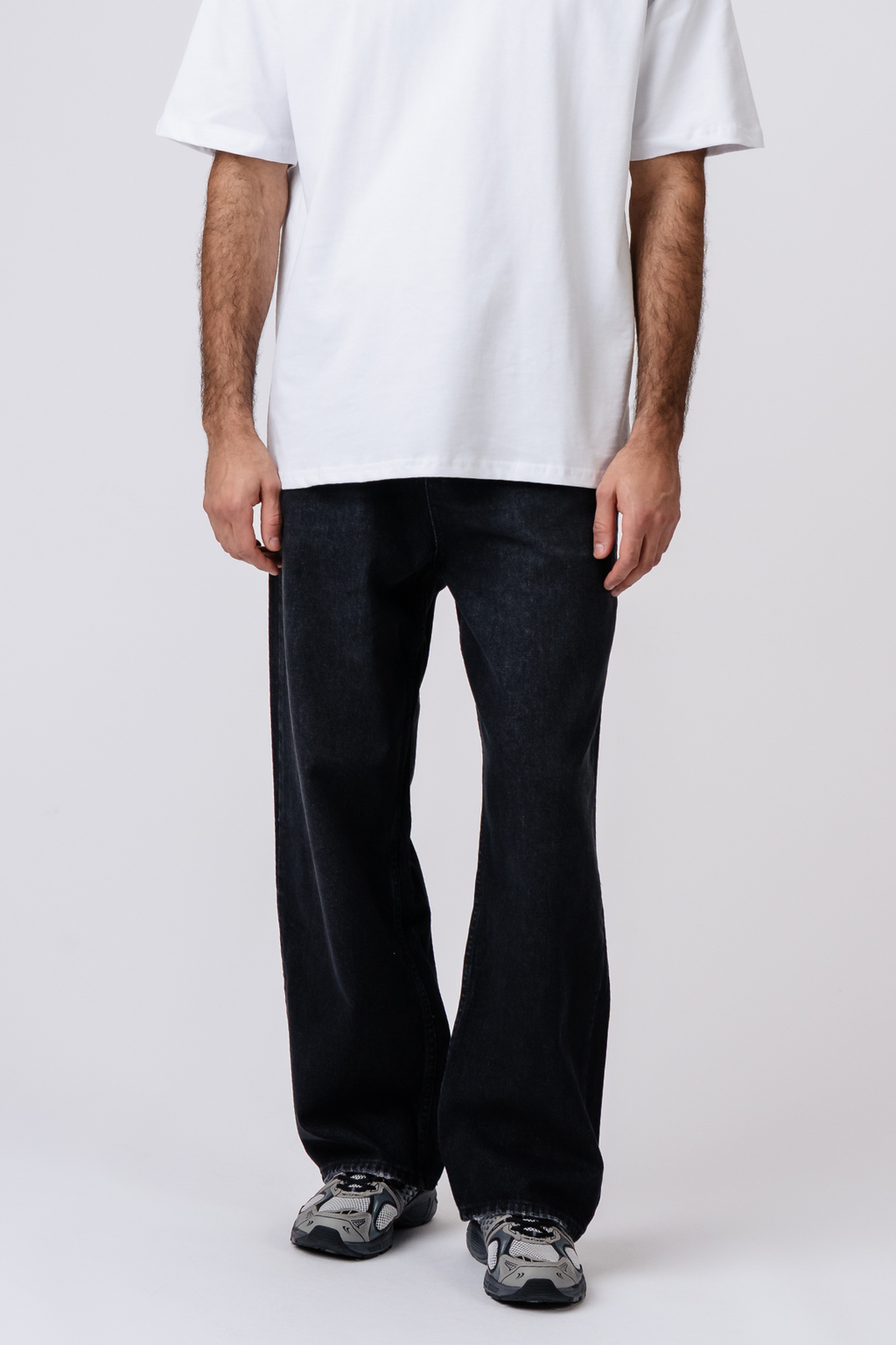 Vaqueros holgados - Negro