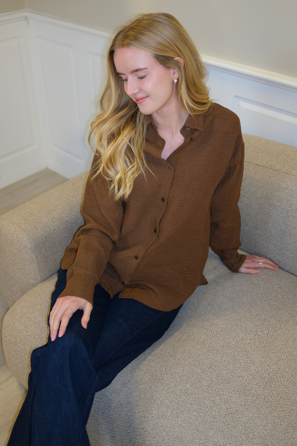 Camisa de Lilly - Brown