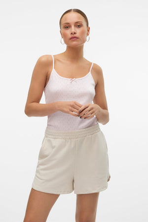 Isa Singlet Top - Pink A-Boo