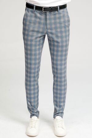 De origen Performance Pants - Blå Ternet (limitado)