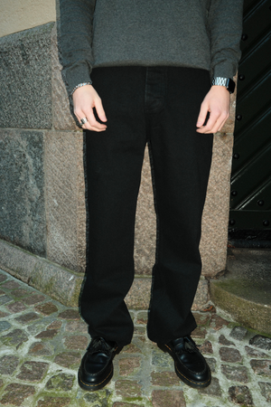 Vaqueros holgados - Denim negro