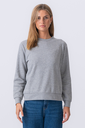 Essential Crewneck - Grey Melange