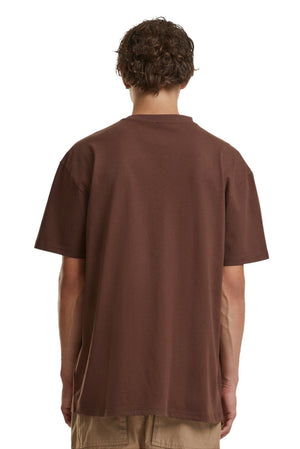 Pesado Oversized Camiseta - marrón chocolate