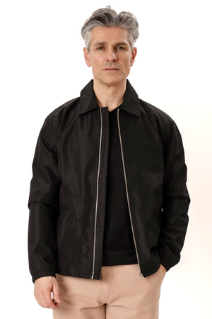 Chaqueta Milan con cremallera - Negro