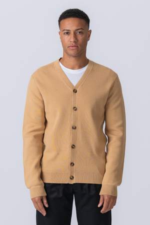 Milo Knit Cardigan - Sand