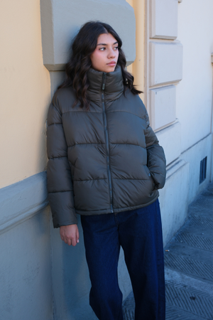 Chaqueta corta corta - Oliva