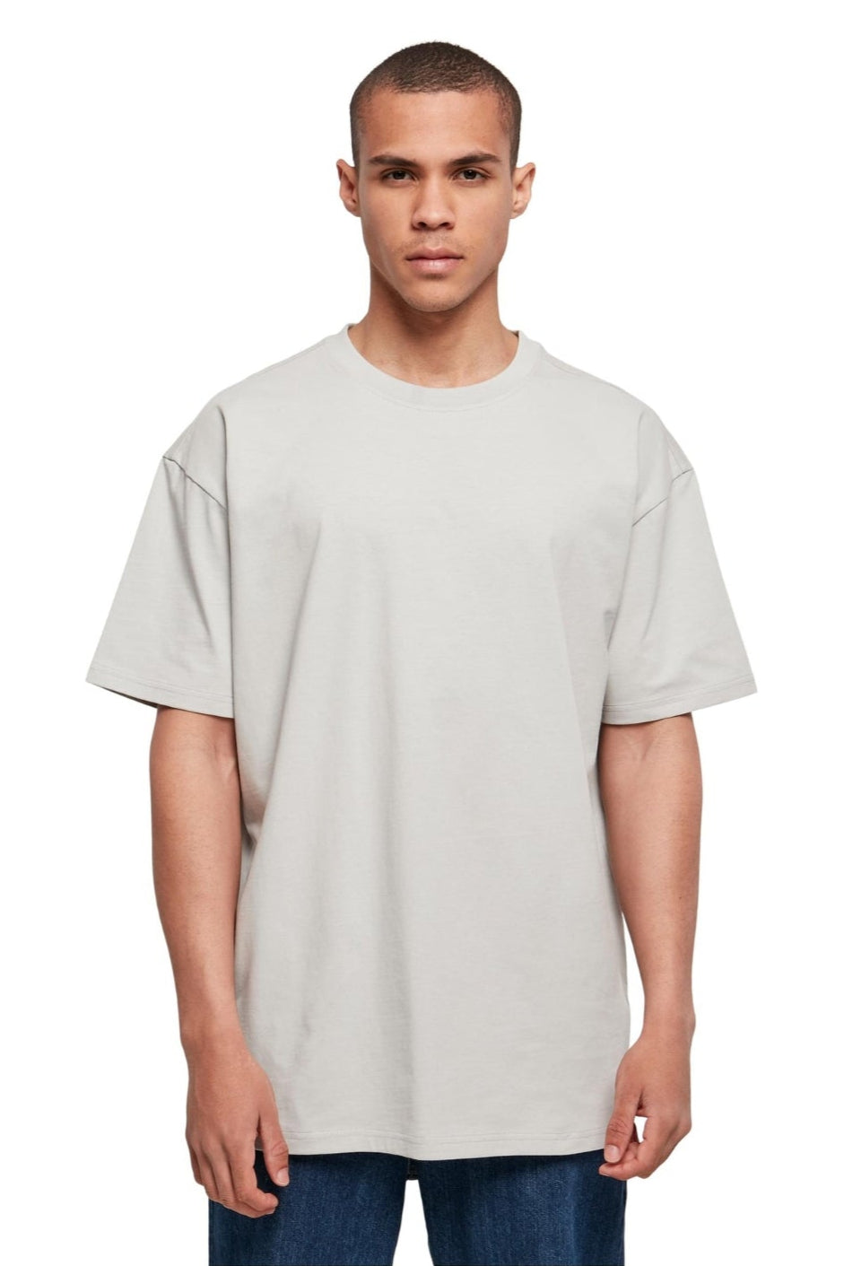 Pesado Oversized Camiseta - Asfalto ligero