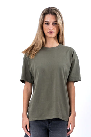 Camiseta Heavy Boxfit - Oliva