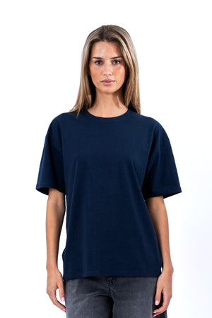 Camiseta Heavy Boxfit - Azul marino