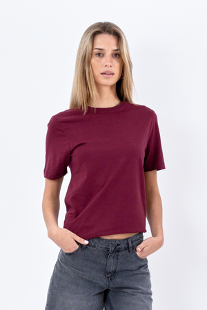 Tee de novio - Borgoña Red