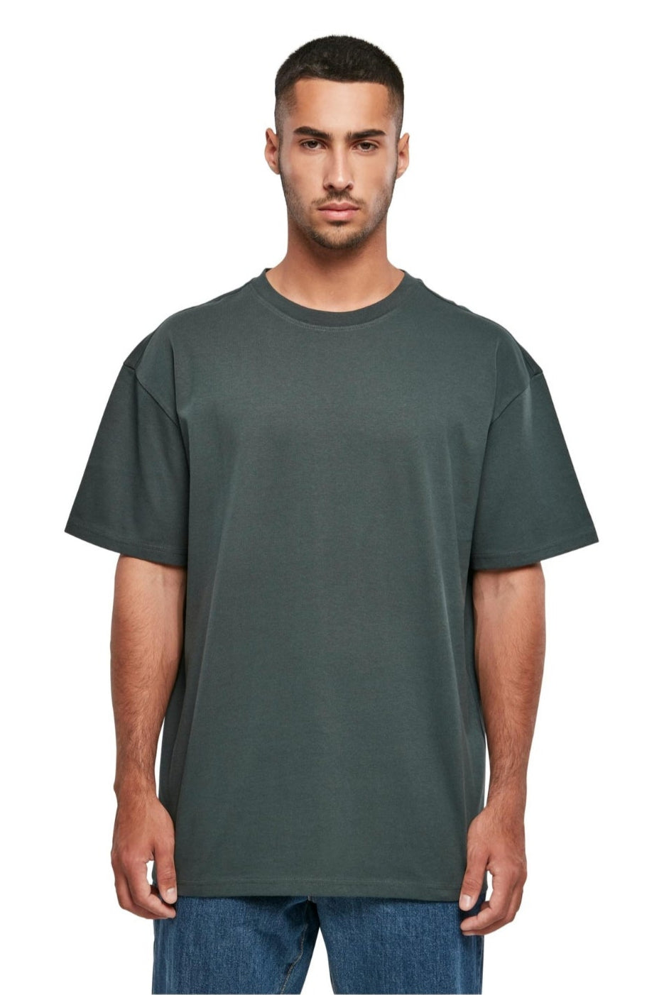 Pesado Oversized Camiseta - Bottlegreen