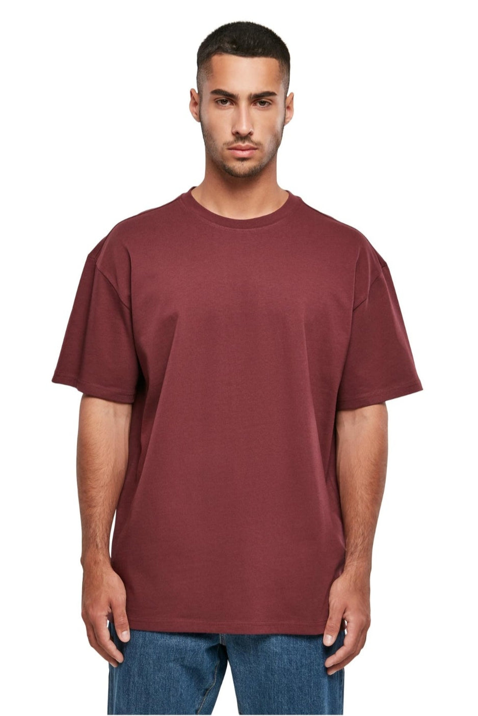 Pesado Oversized Camiseta - Cherry